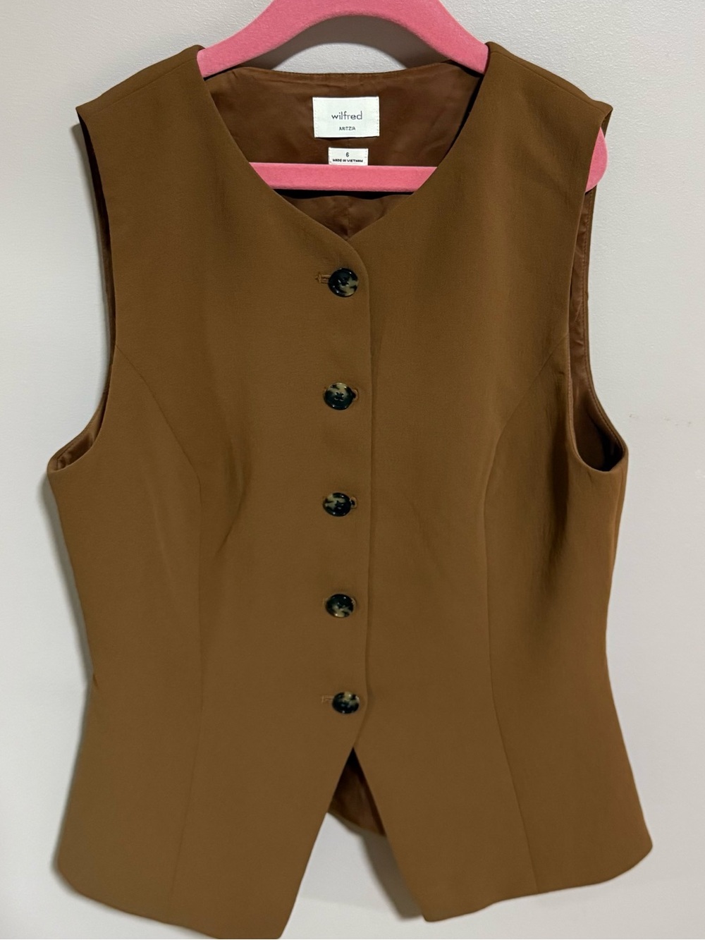 Wilfred regal vest Aritzia